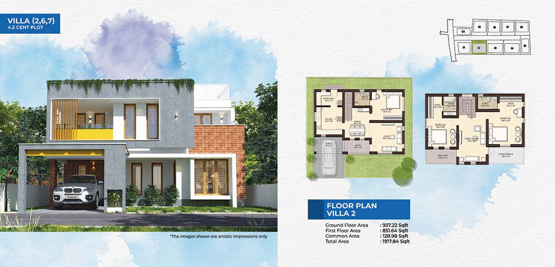 Anant Floor Plan - Villa 2, 6, 7