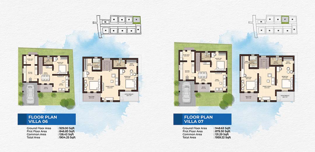Anant Floor Plan - Villa 6, 7