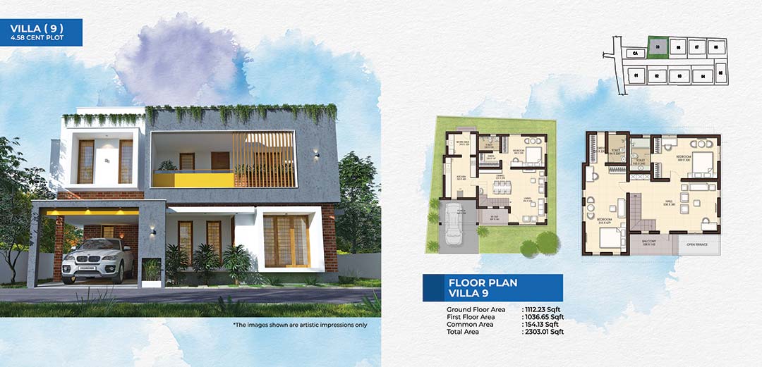 Anant Floor Plan - Villa 9